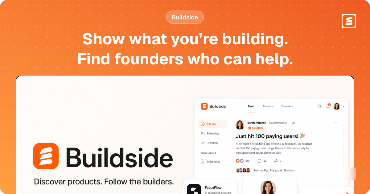 Buildside screenshot 1