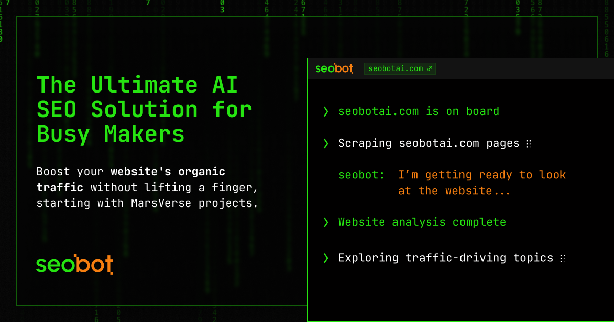 SEObot screenshot 1
