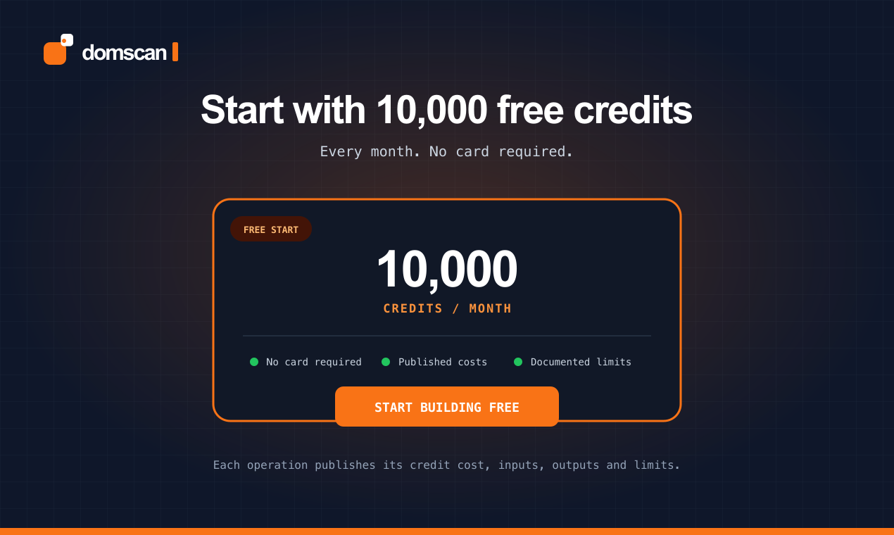 DomScan screenshot 5