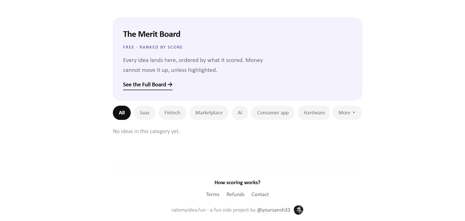 RateMyIdea screenshot 3